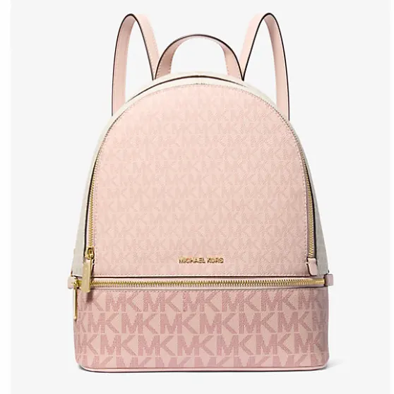 Michael Kors Rhea 中号老花双肩包