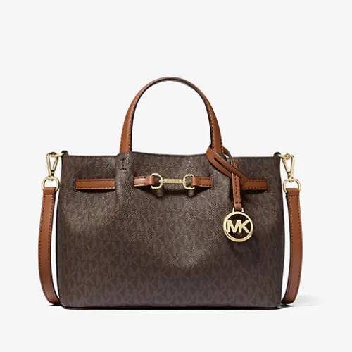 Michael Kors Carson 小号老花斜挎包