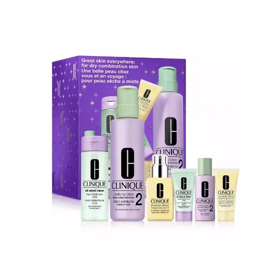 满赠好礼！Clinique 倩碧护肤套装 #混干皮专用