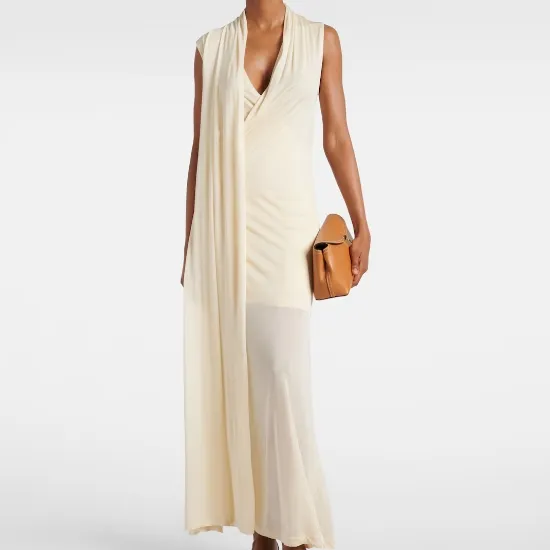 TOTEME 垂坠围巾裹身连衣裙