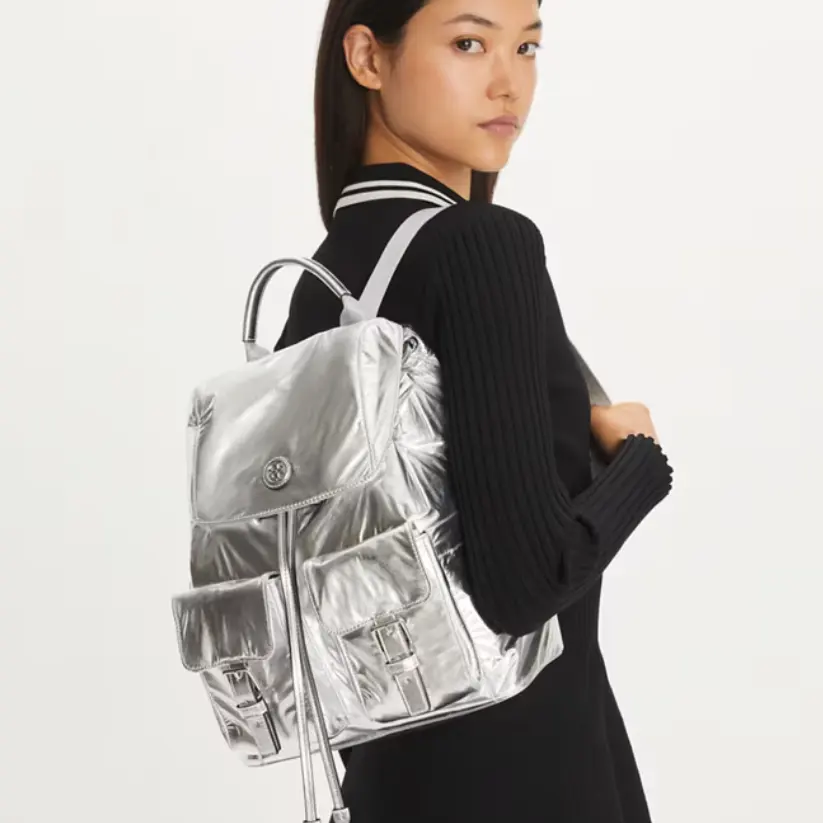 Tory Burch 汤丽柏琦 Virginia 金属翻盖背包