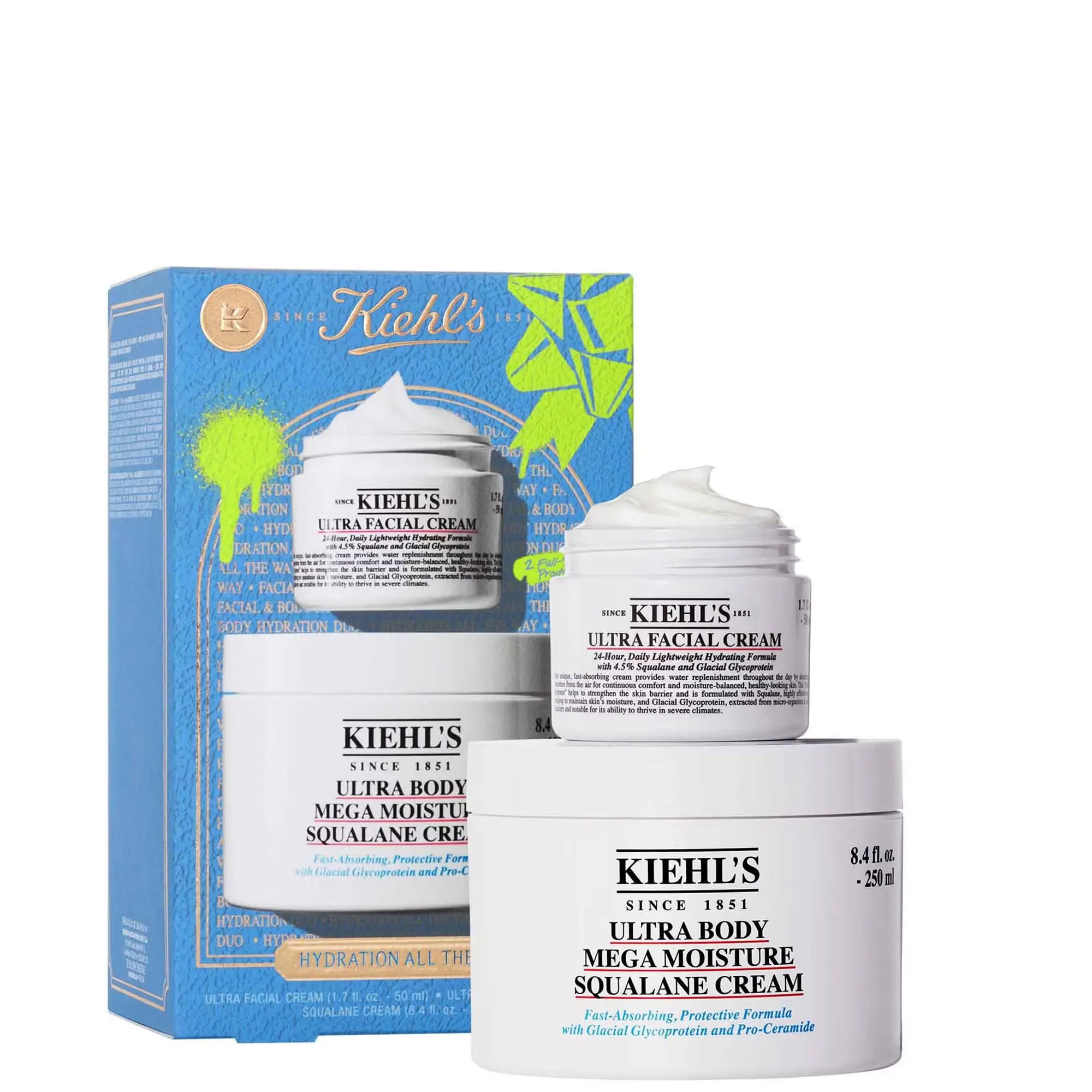 Kiehl's 保湿护肤套装（价值£80）