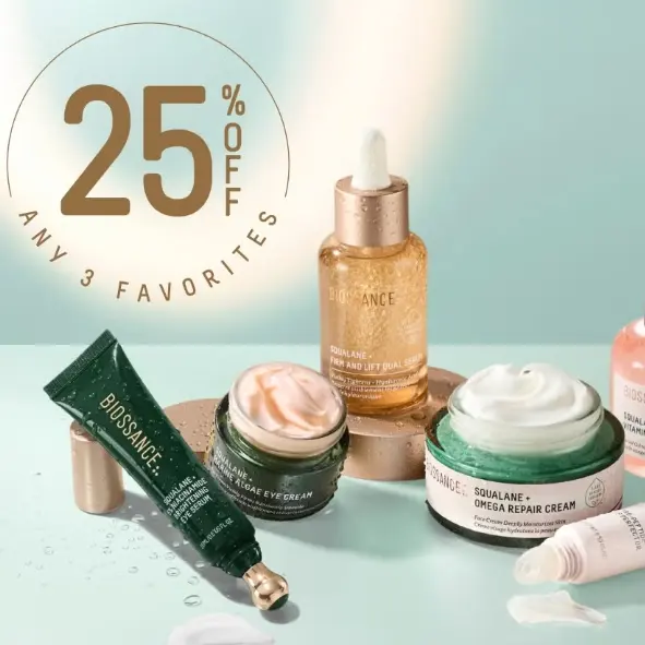 Biossance：精选护肤热卖 打造专属护肤方案