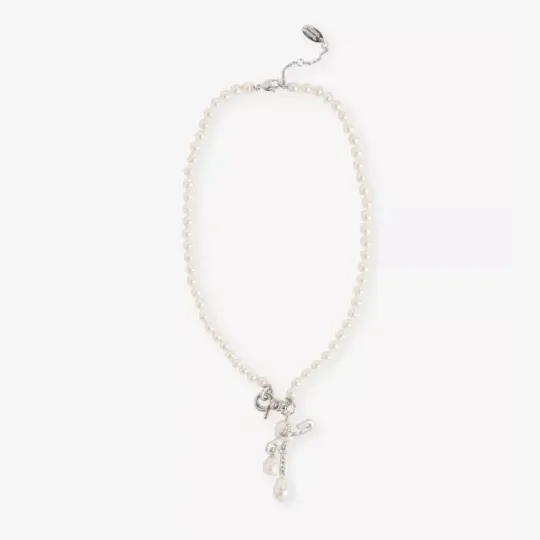 VIVIENNE WESTWOOD 西太后 Claude 小号别针珍珠吊坠土星项链