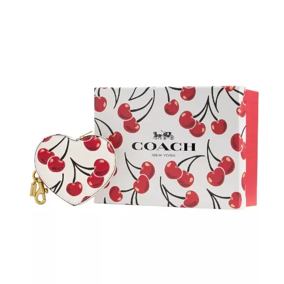 Coach 蔻驰樱桃印花零钱包