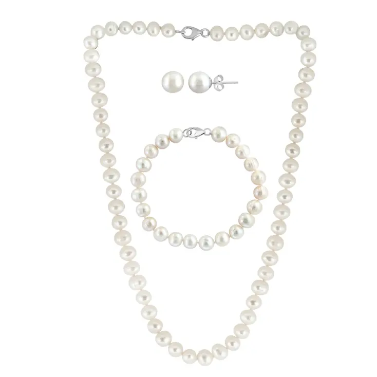 Effy 纯银淡水珍珠套装