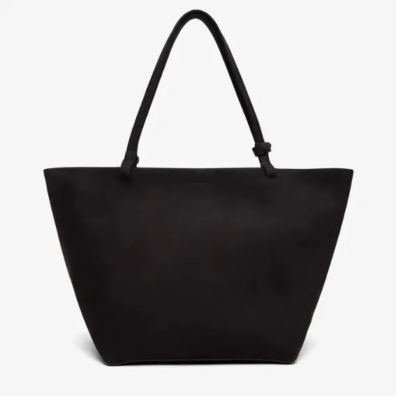 The Row 黑色麂皮托特包