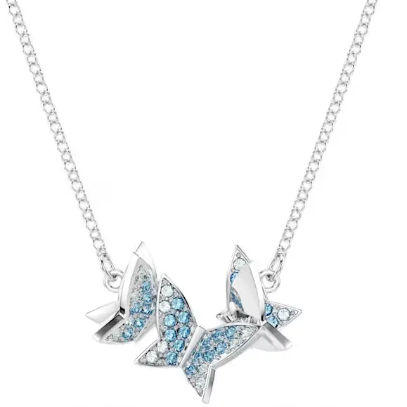 Swarovski 施华洛世奇 蓝色蝴蝶项链
