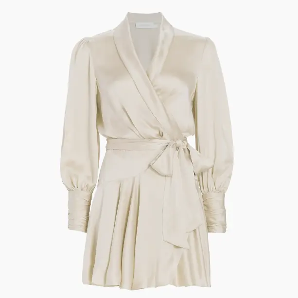 迪丽热巴同款不同色！Zimmermann 丝绸连衣裙