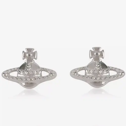 Vivienne Westwood 西太后 银色土星耳钉