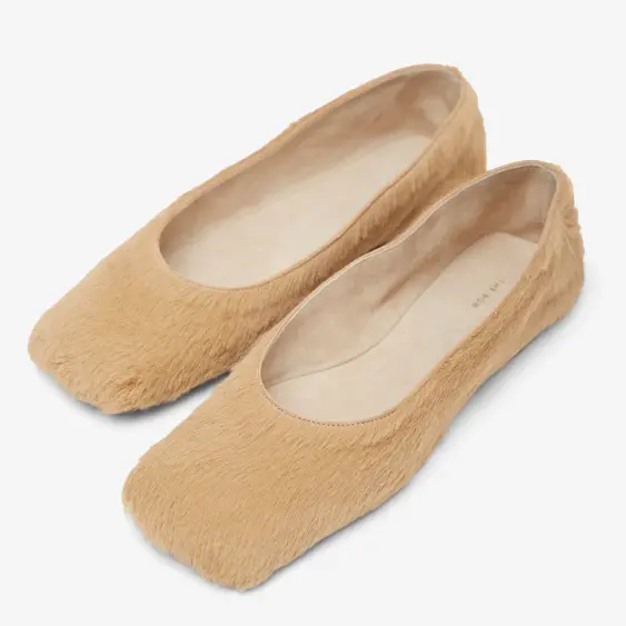 The Row 方头芭蕾平底鞋
