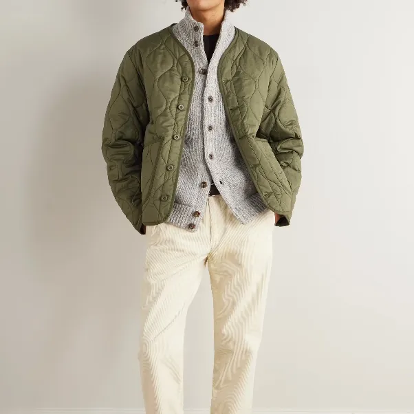 POLO RALPH LAUREN 拉夫劳伦 Ghent 绿色绗缝夹克外套