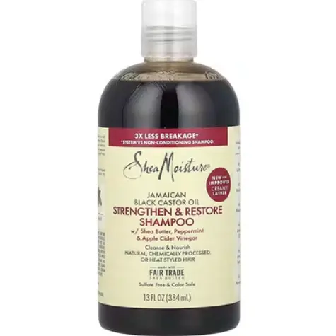 满额7.5折！SheaMoisture 牙买加黑蓖麻油 Strengthen & Restore洗发水 384ml