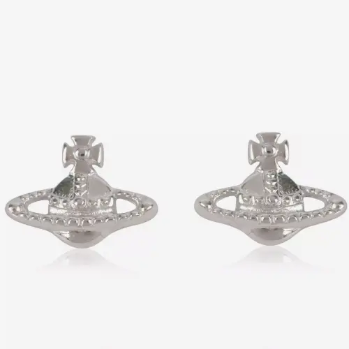 Vivienne Westwood 西太后 银色土星耳环