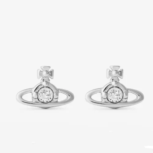 Vivienne Westwood 西太后 单钻土星耳环