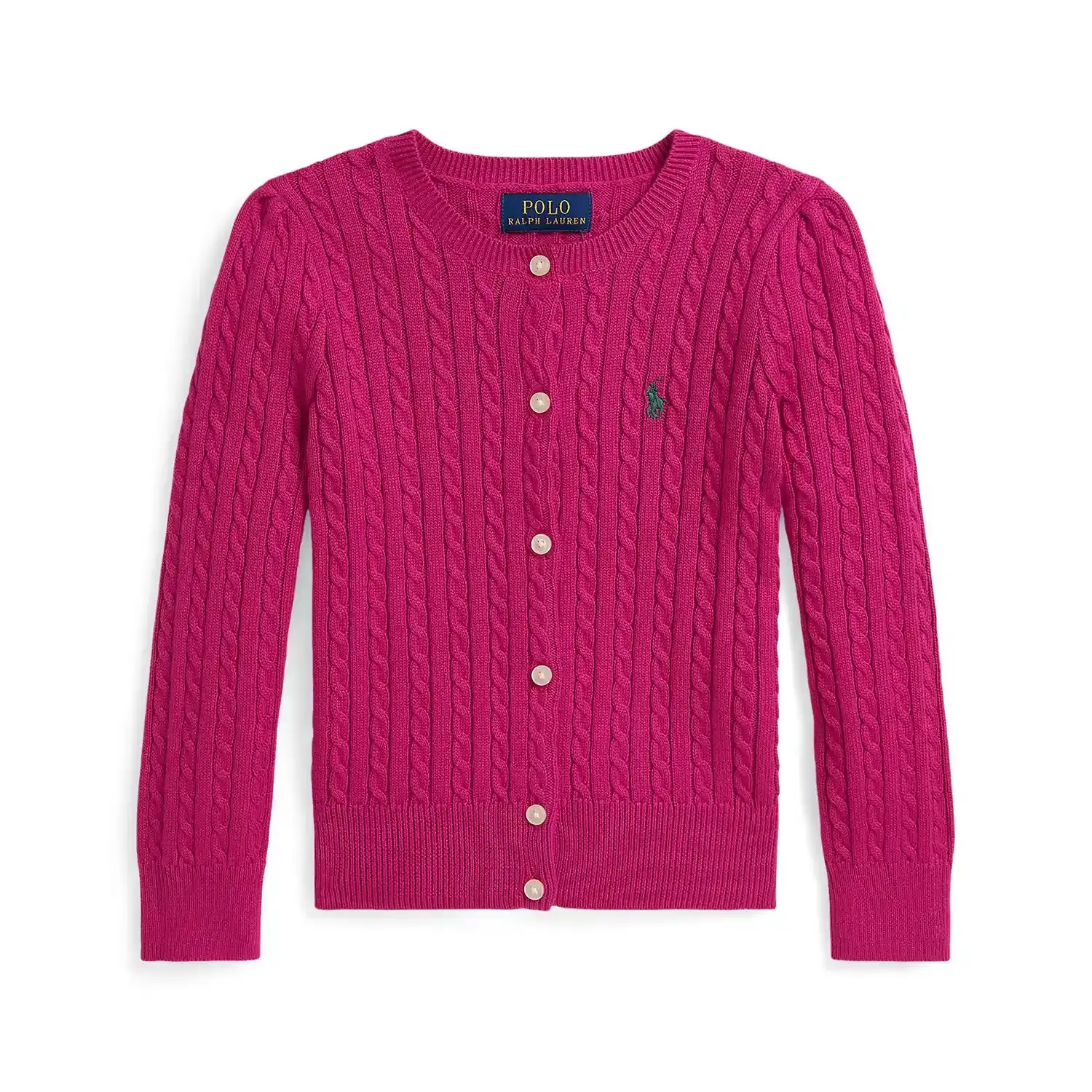 Polo Ralph Lauren 拉夫劳伦童款针织绞花开衫