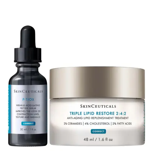 SkinCeuticals 修丽可 抗皱精华+修复面霜套装