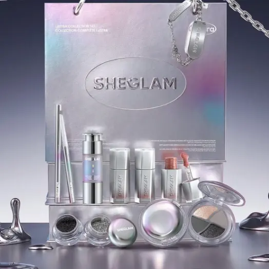 SHEGLAM：银色风暴来袭！Lustra系列彩妆上新 至高满享8折