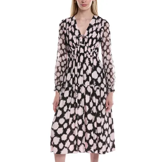 DVF akiva 艺术笔刷迷笛裙