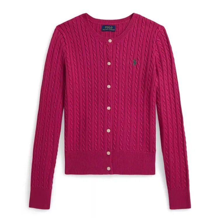 S/M码有货 Polo Ralph Lauren 拉夫劳伦大童款针织绞花开衫