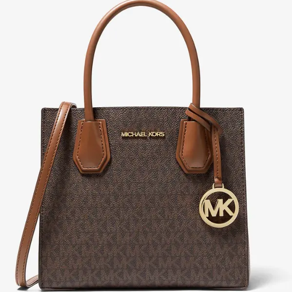 Michael Kors mercer 中号老花斜挎包