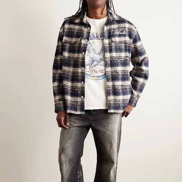 RHUDE 格纹衬衫外套