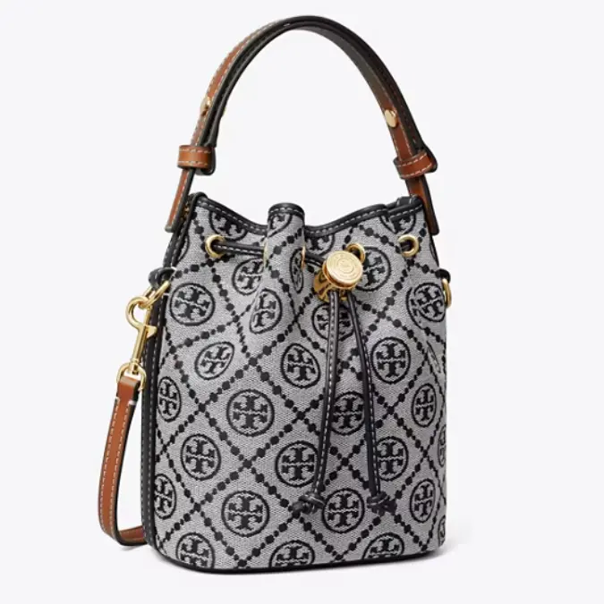Tory Burch 汤丽柏琦 迷你老花水桶包