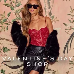 VICI Collection：情人节服饰上新热卖 爱心毛衣$51、蕾丝连体衣$34