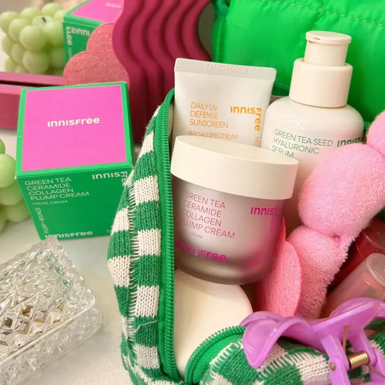 Innisfree：悦诗风吟新年护肤大促！绿茶屏障修护套装 $30