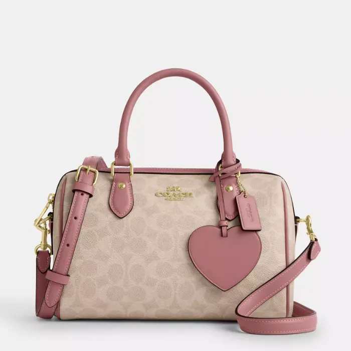 送礼不出错！Coach 蔻驰 Rowan 老花波士顿