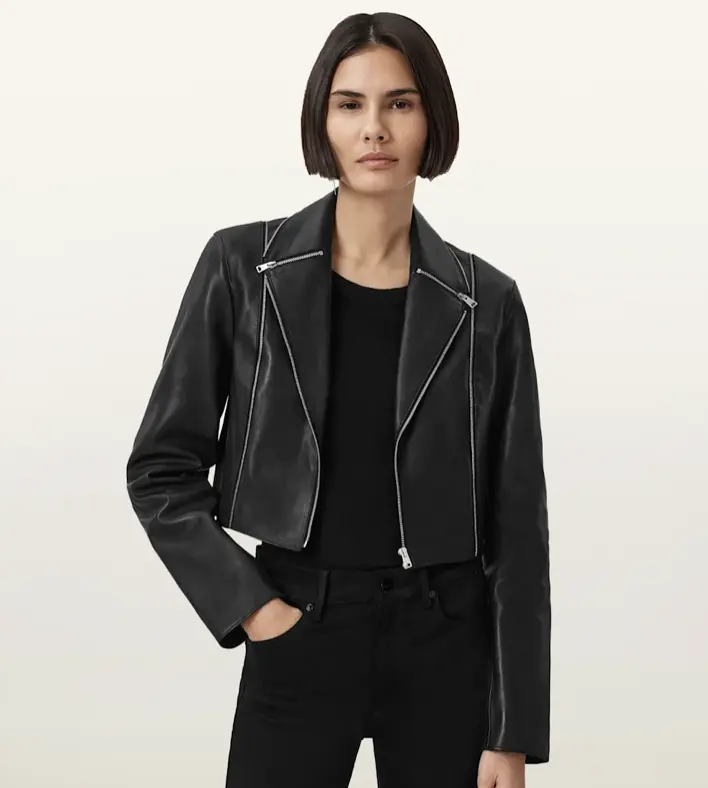 AllSaints Landers 皮夹克