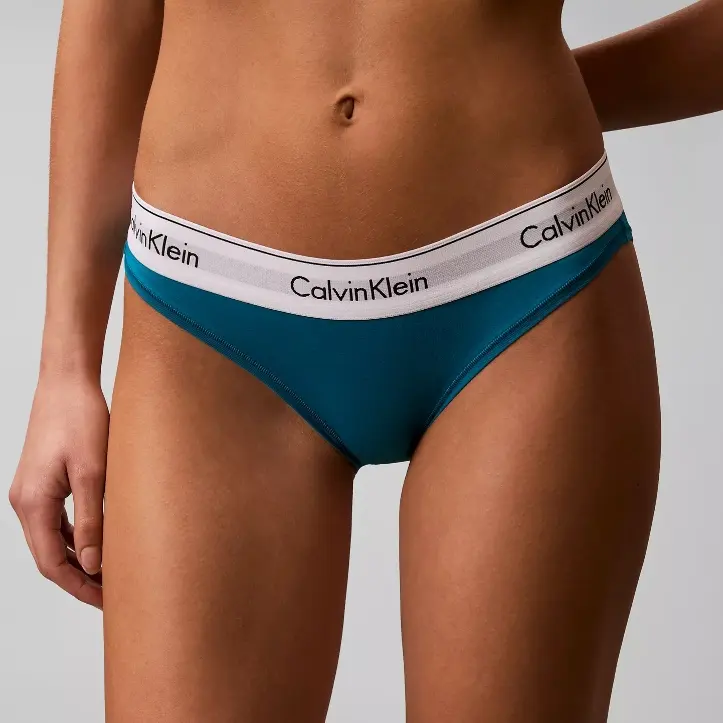 Calvin Klein 字母徽标蓝色内裤