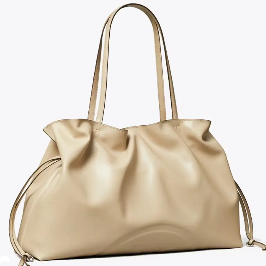 Tory Burch 汤丽柏琦 Ella Natuura 大号抽绳托特包