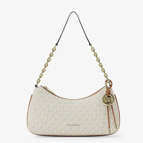 上新！Michael Kors Nolita 中号 老花链条腋下包