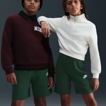 Nike 美国：童款折扣区上新 运动款童T恤$13 大童标志T恤$32