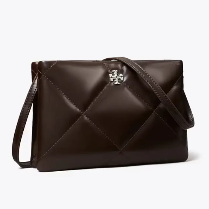 新色打折！Tory Burch 汤丽柏琦 Kira 斜挎包 巧克力色