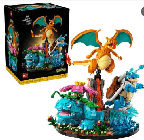 Lego  72153 妙蛙花、喷火龙和水箭龟 | 精灵宝可梦系列