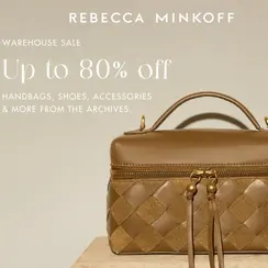 Rebecca Minkoff：轻奢包袋清仓大促 黑色链条包$100