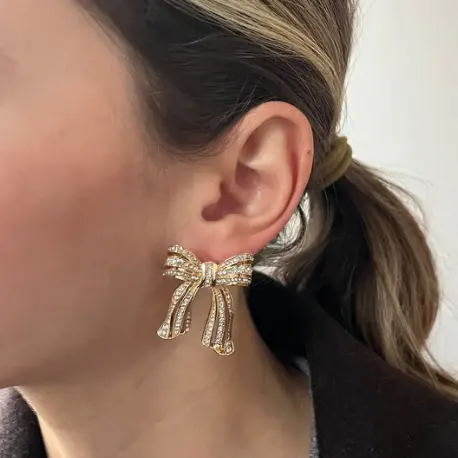 Baublebar 蝴蝶结耳钉