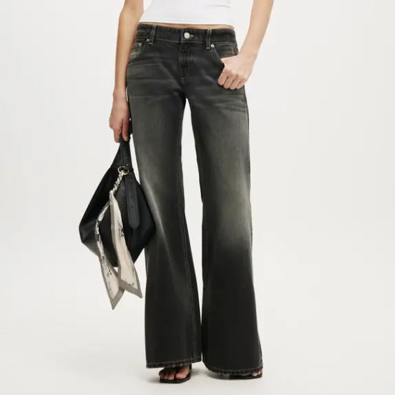 第2件半价！Cotton On 低腰休闲喇叭牛仔裤