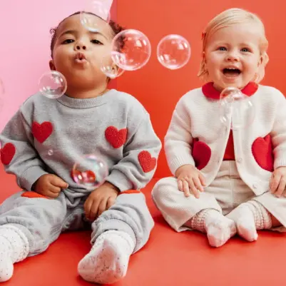 再降！Hanna Andersson：XO, Hanna 情人节系列儿童服饰大量上新