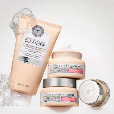 IT Cosmetics：护肤大促！洁面、保湿面霜买1送1