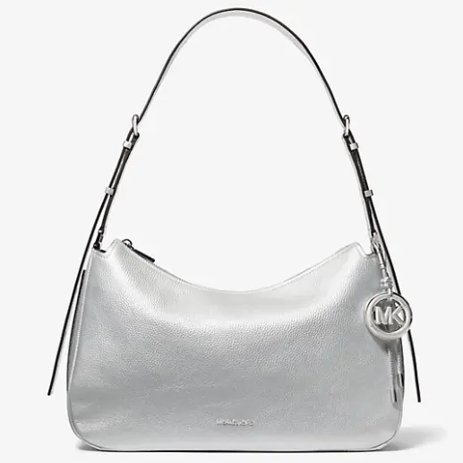 Michael Kors Nolita 中号腋下包 银色