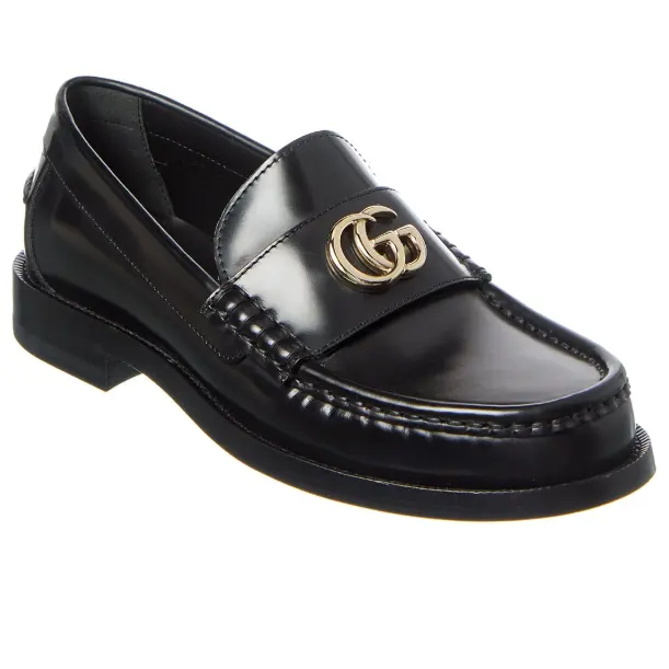 Gucci 双G Logo乐福鞋