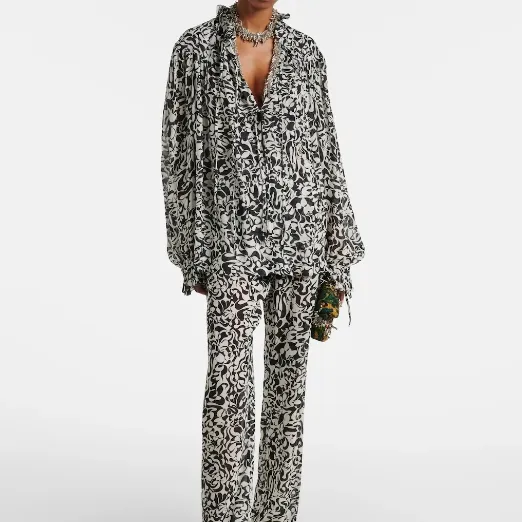 DRIES VAN NOTEN 印花衬衫