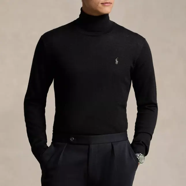 M码有货！Polo Ralph Lauren 拉夫劳伦小高领毛衣