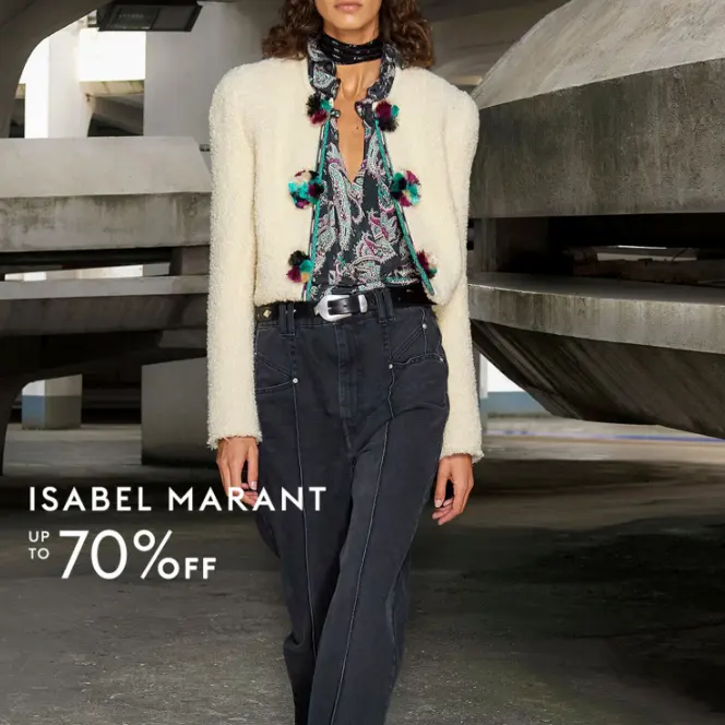 THE OUTNET 美站：Isabel Marant 时装热卖 牛仔中长裙$181