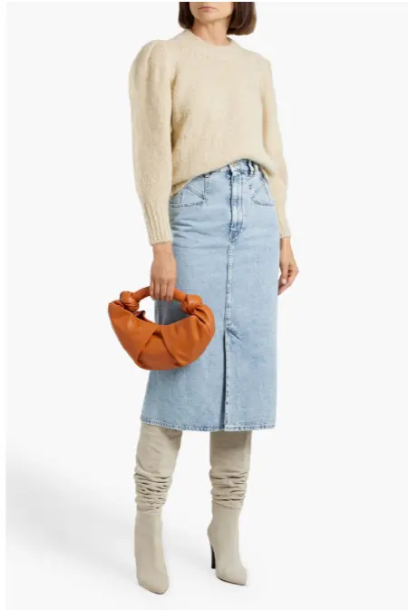 ISABEL MARANT Diploma牛仔中长裙