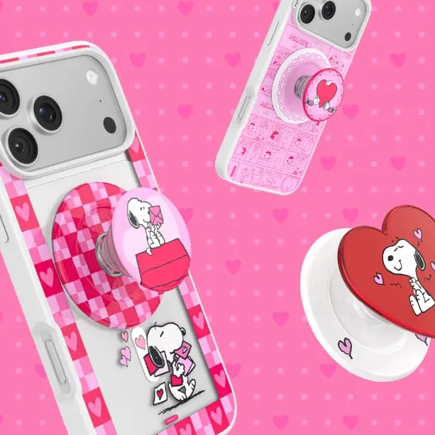Popsockets 泡泡骚：Peanuts 情人节系列手机配饰热卖