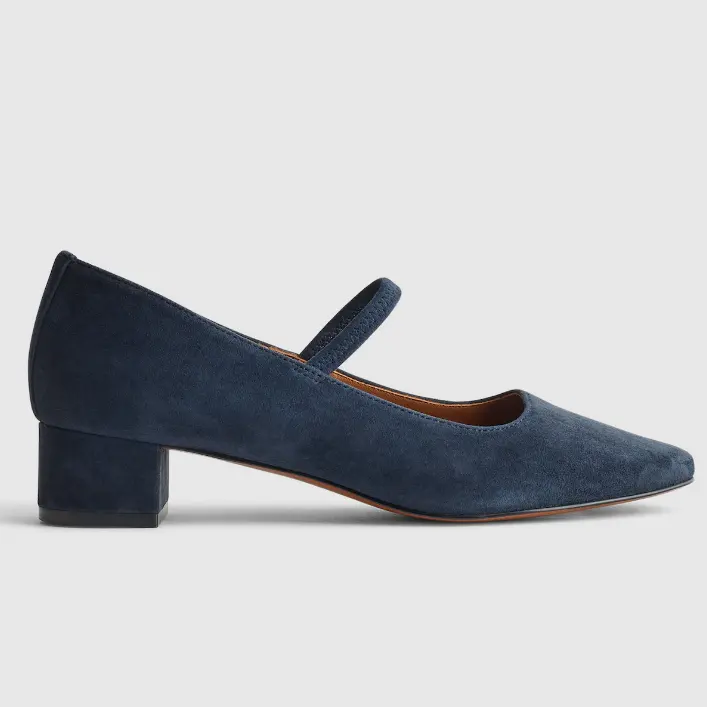 Madewell 麂皮中跟鞋